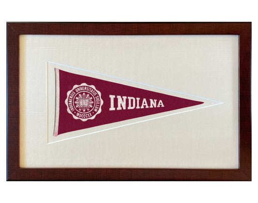 Vintage Indiana University Pennant