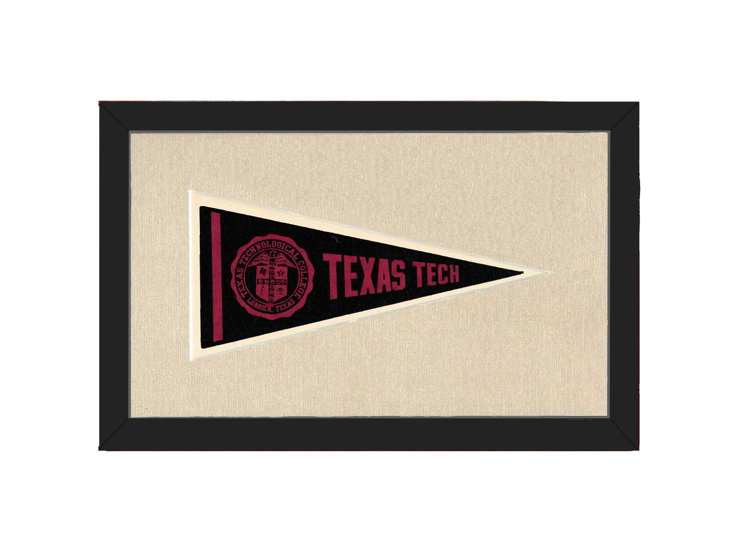 Vintage Texas Tech Pennant