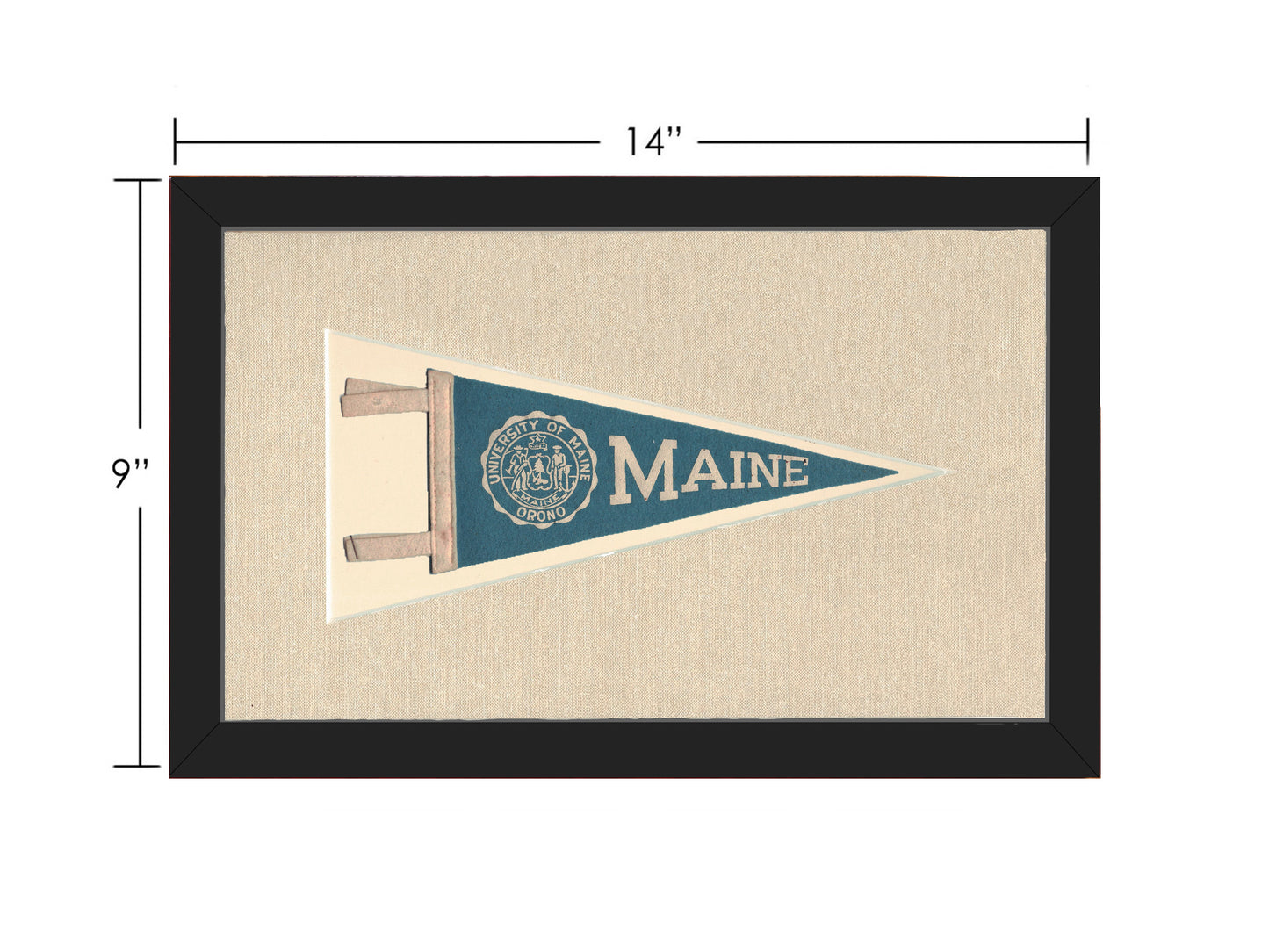 Vintage University of Maine Pennant