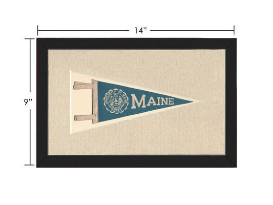 Vintage University of Maine Pennant