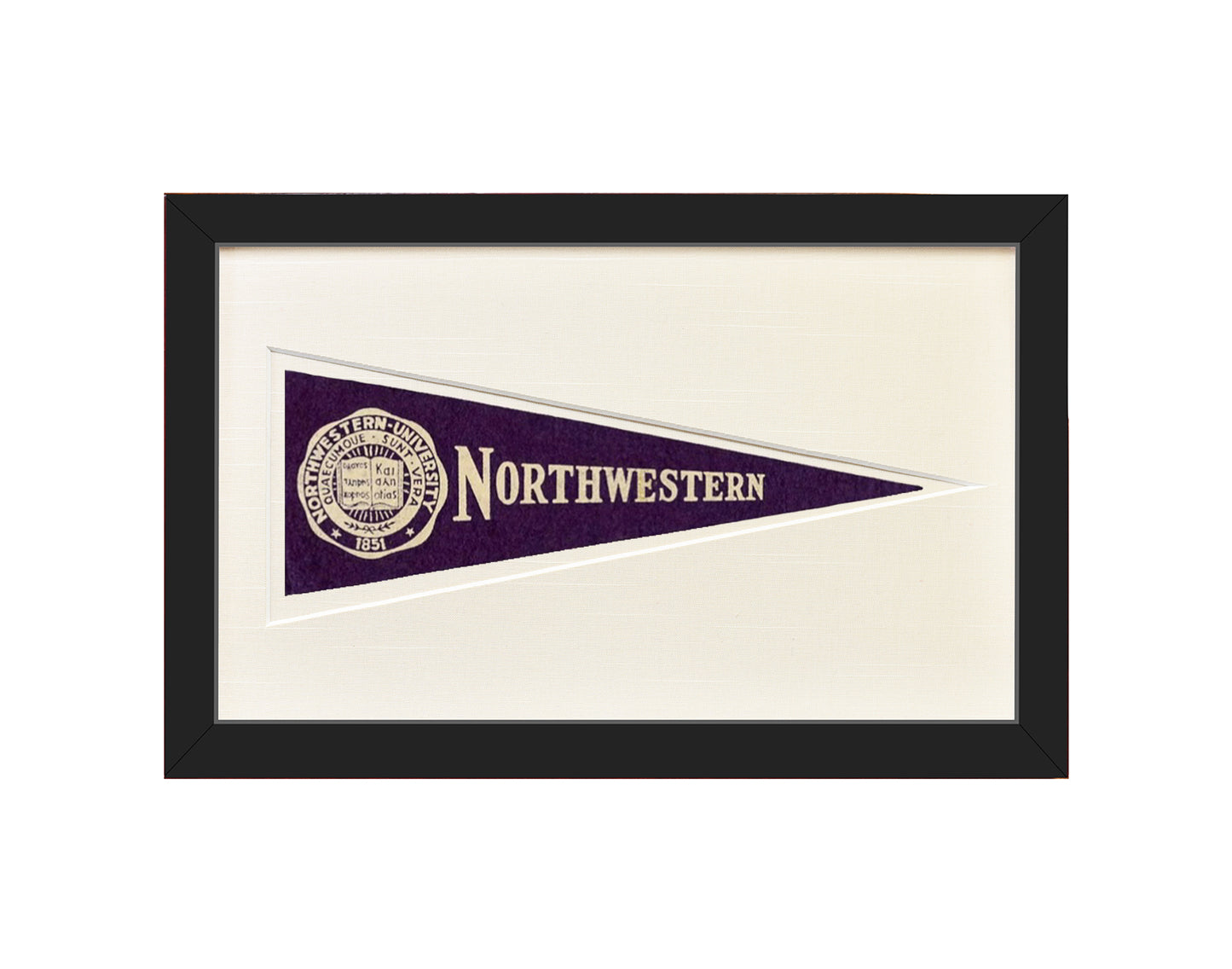 Vintage Northwestern University Hormel Pennant