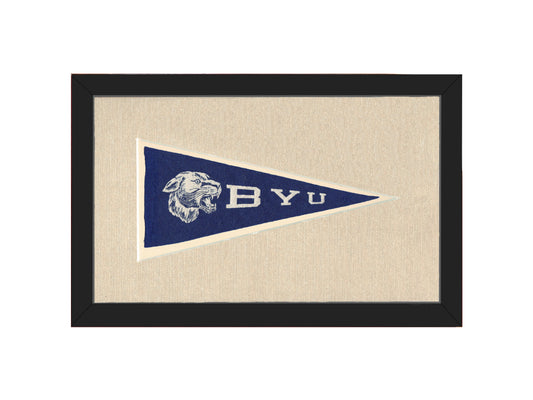 Vintage Brigham Young University Pennant