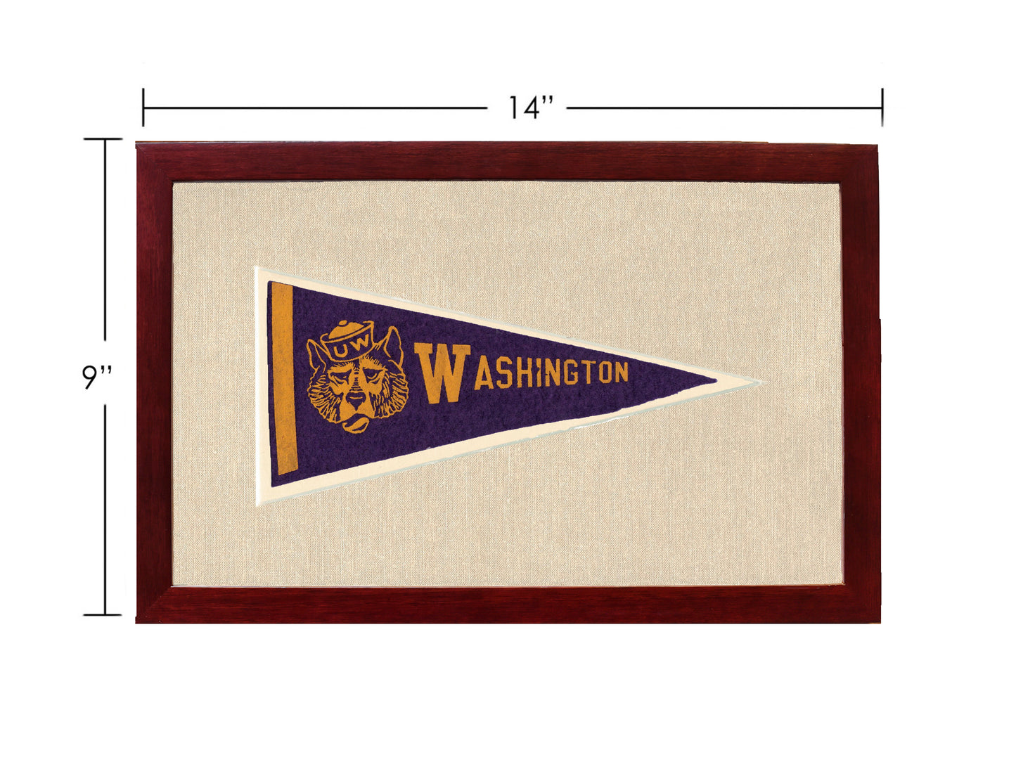 Vintage University of Washington Pennant