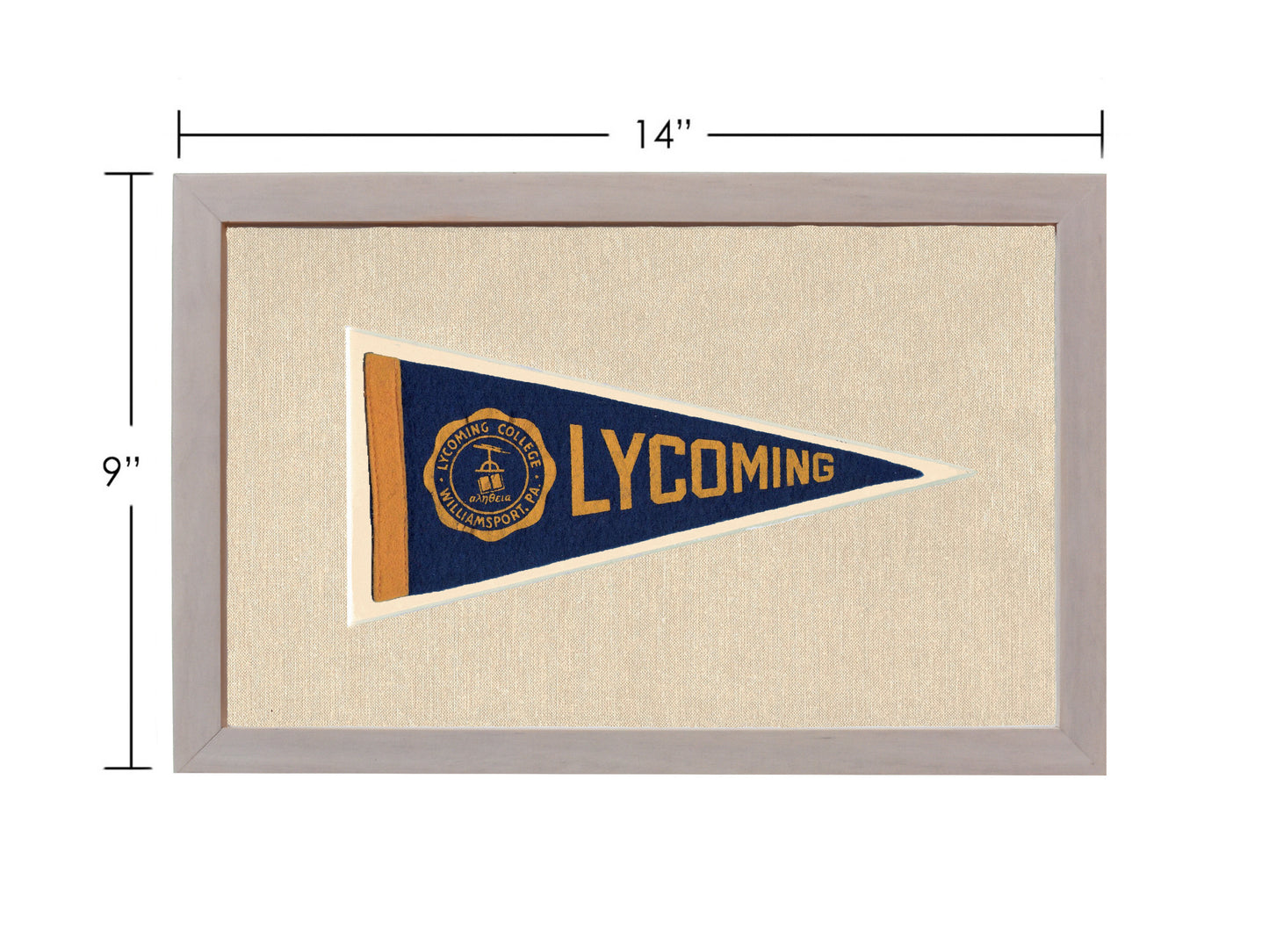 Vintage Lycoming College Pennant