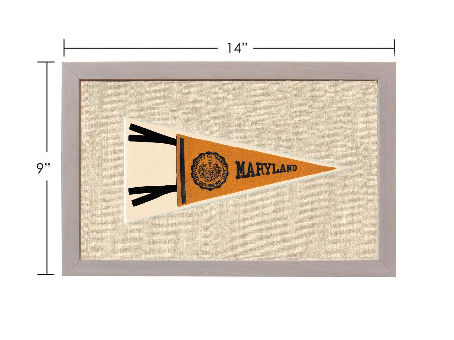 Vintage University of Maryland Pennant