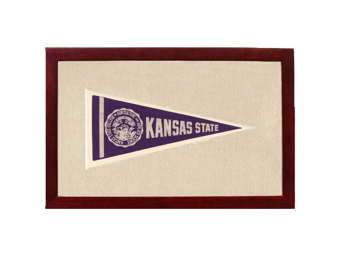 Vintage Kansas State University Pennant