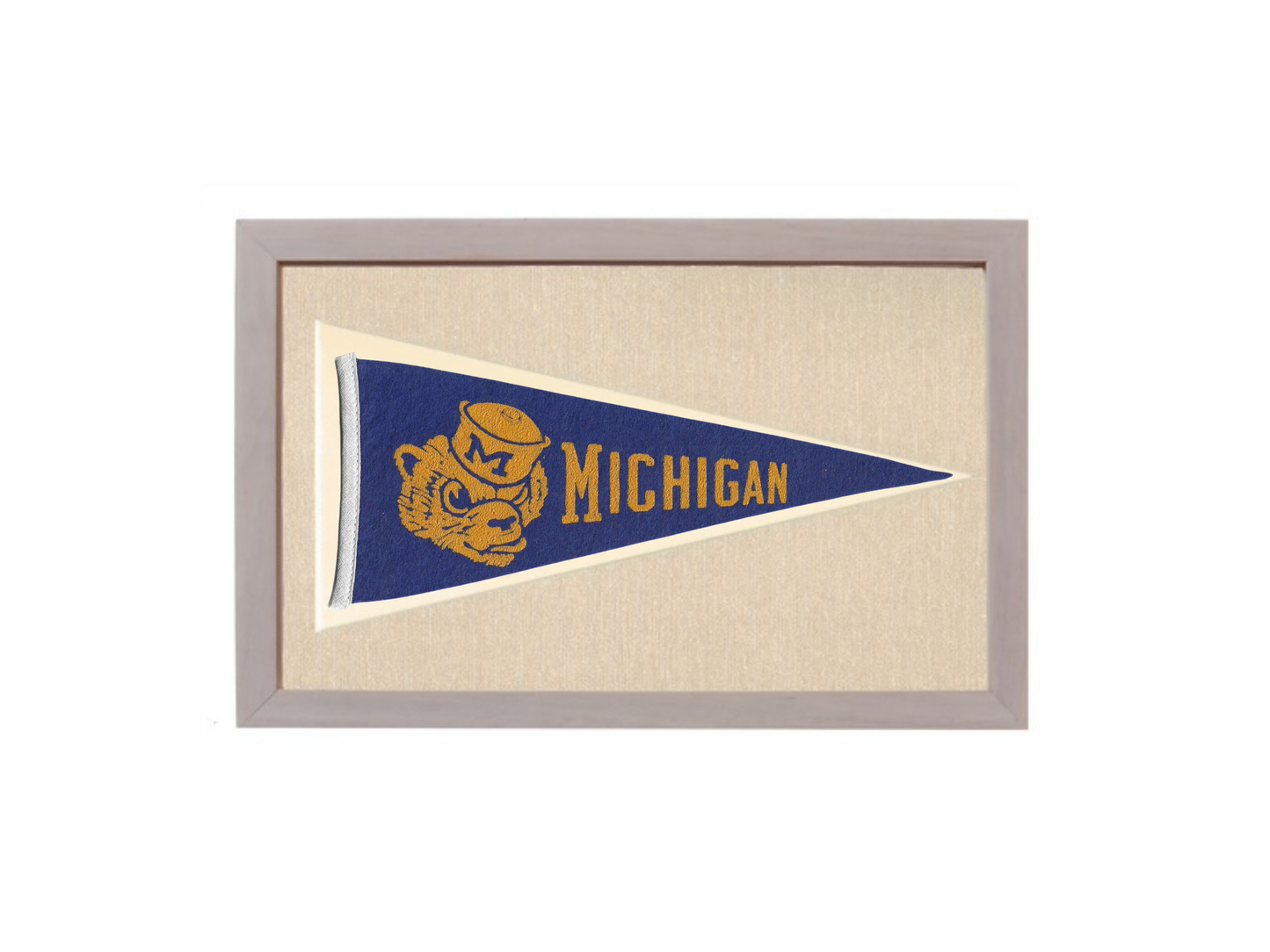 Vintage University of Michigan Pennant