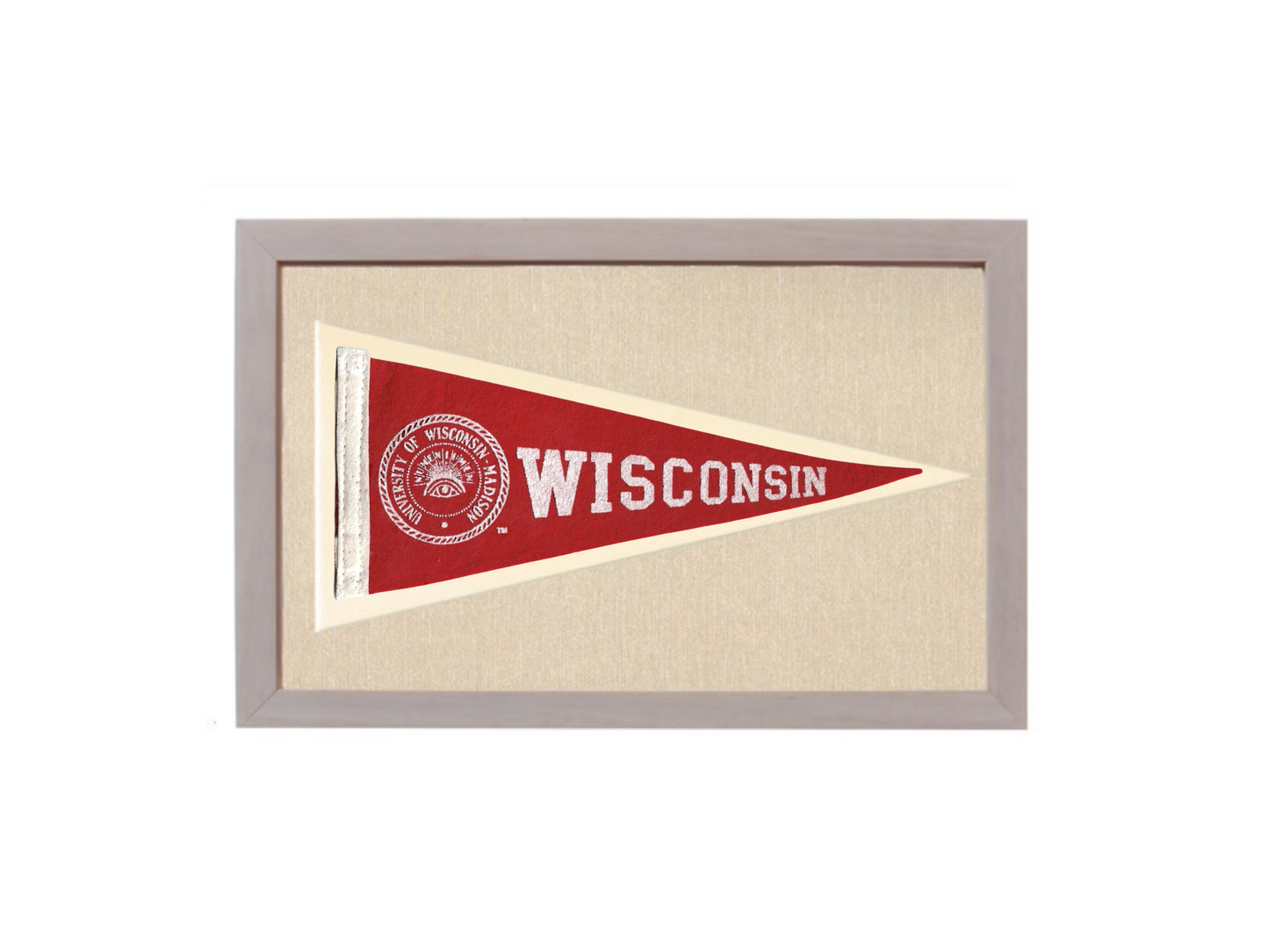 Vintage University of Wisconsin Pennant