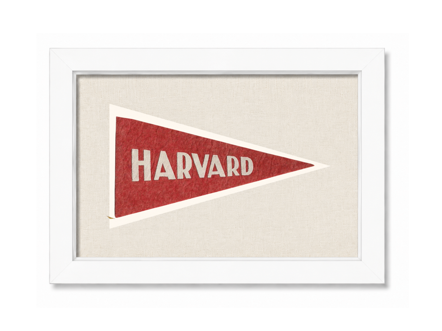 Vintage Harvard Pennant
