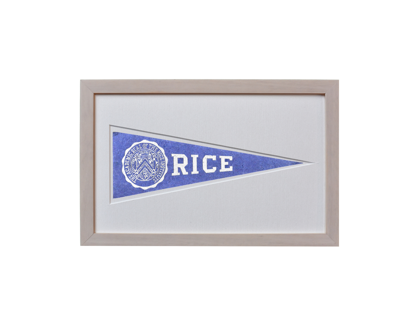 Vintage Rice University Hormel Pennant