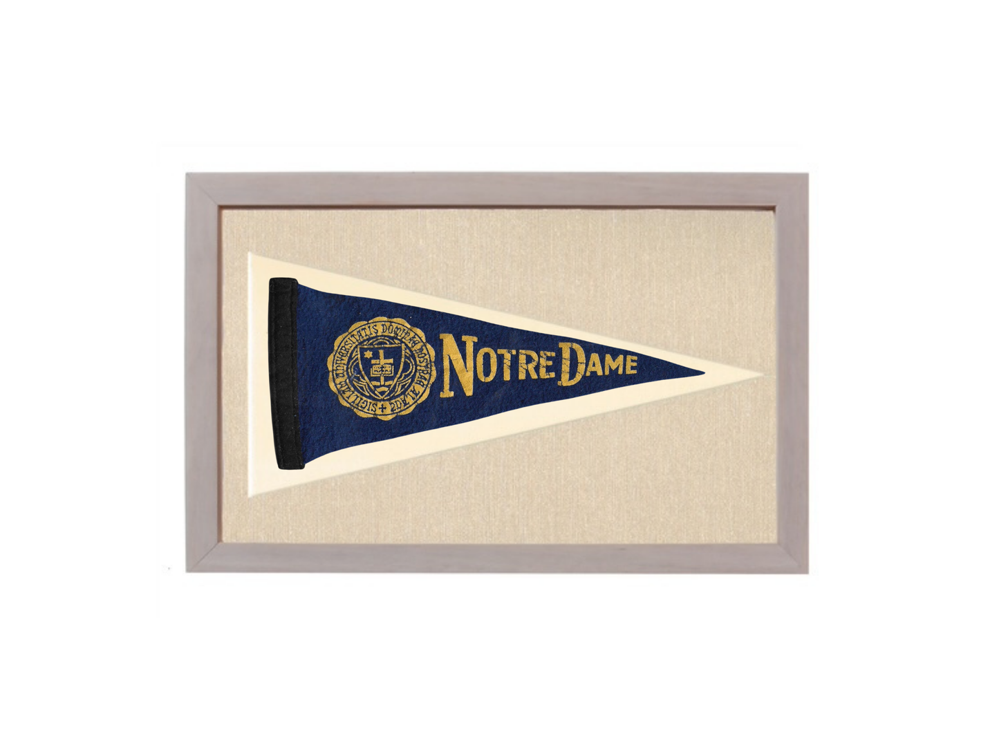 Vintage Notre Dame Pennant