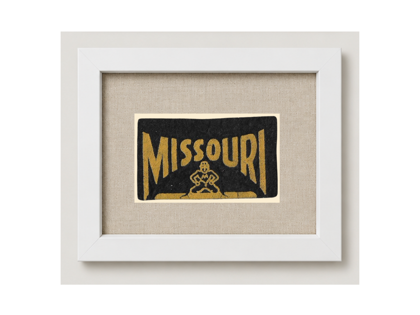 Vintage University of Missouri Felt Pennant