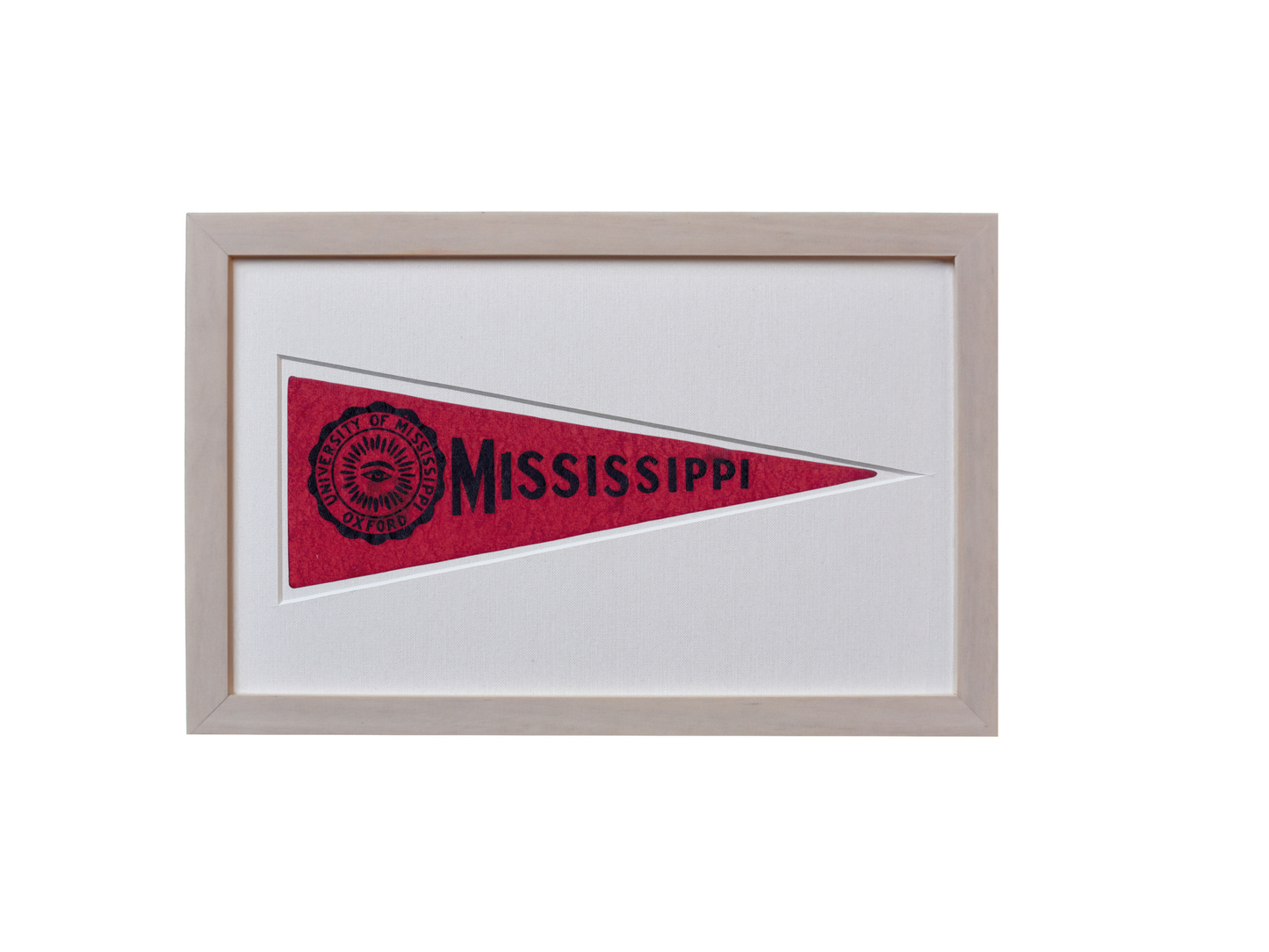 Vintage University of Mississippi Hormel Pennant