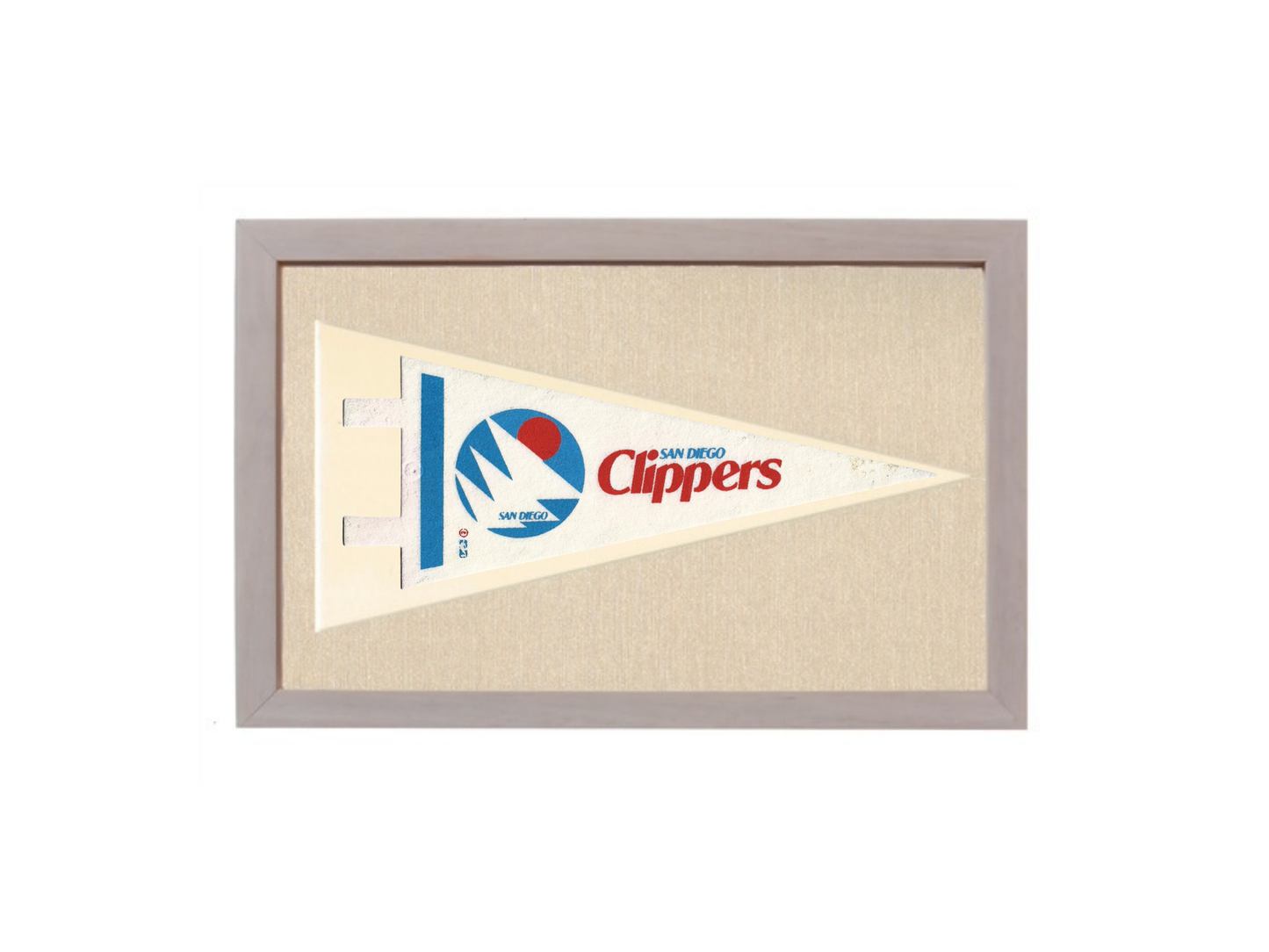 Vintage San Diego Clippers Pennant