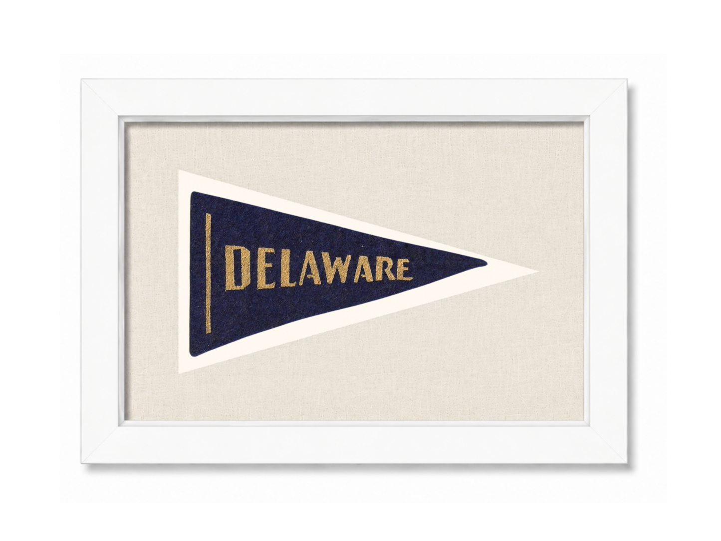 Vintage Delaware Pennant