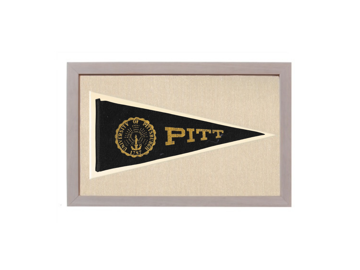 Vintage University of Pittsburgh Pennant
