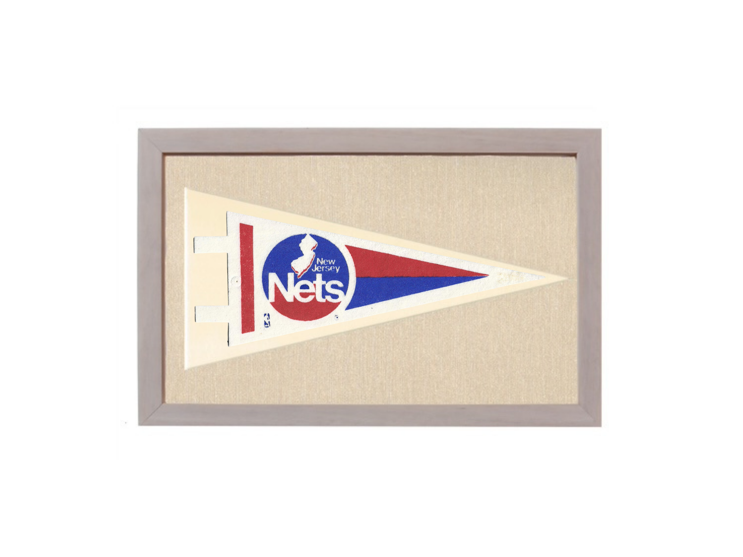 Vintage New Jersey Nets Pennant