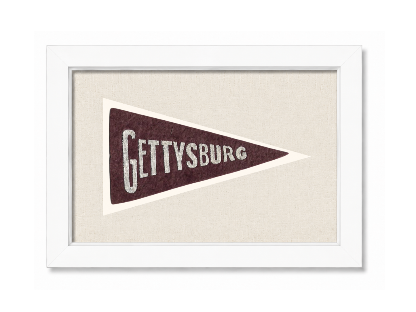 Vintage Gettysburg College Pennant