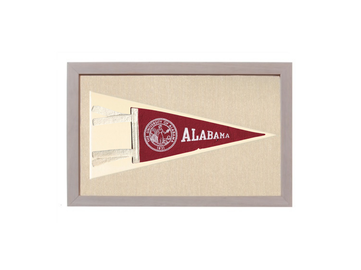 Vintage University of Alabama Pennant