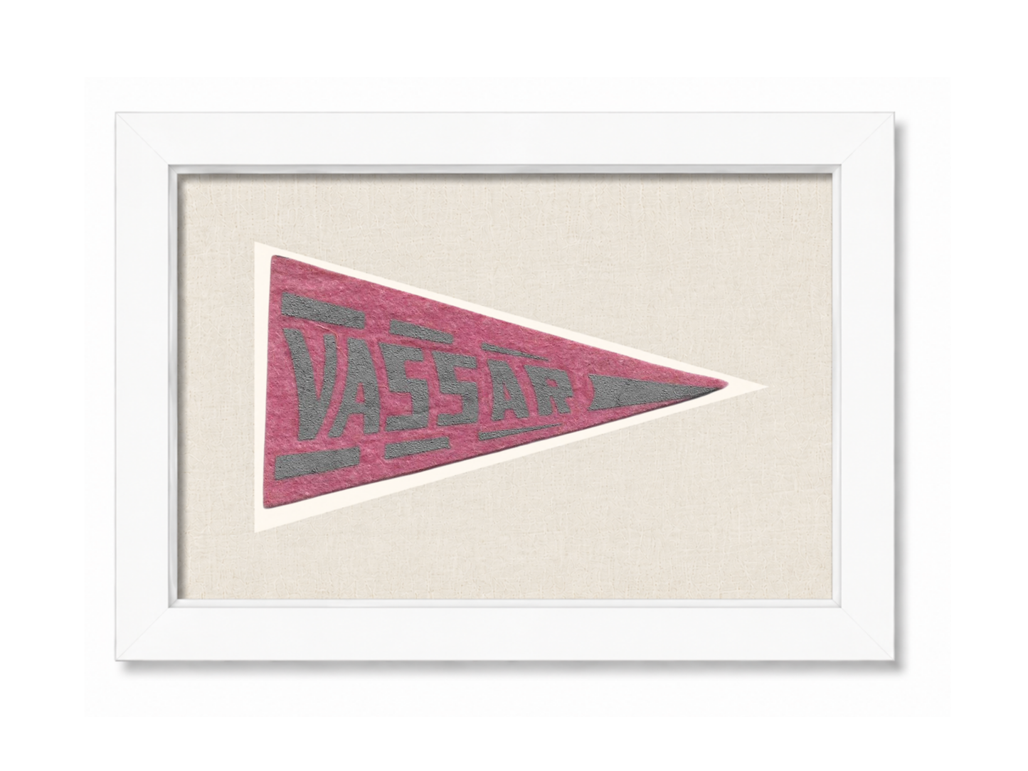 Vintage Vassar College Pennant