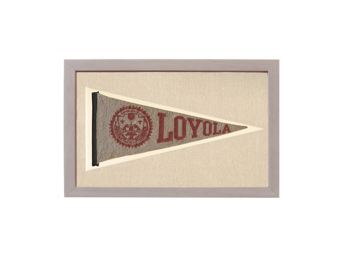 Vintage Loyola University Pennant