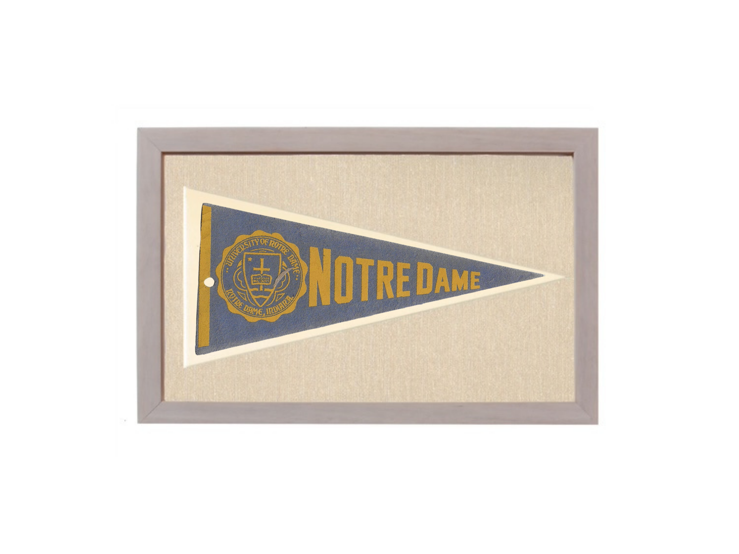 Vintage Notre Dame Pennant