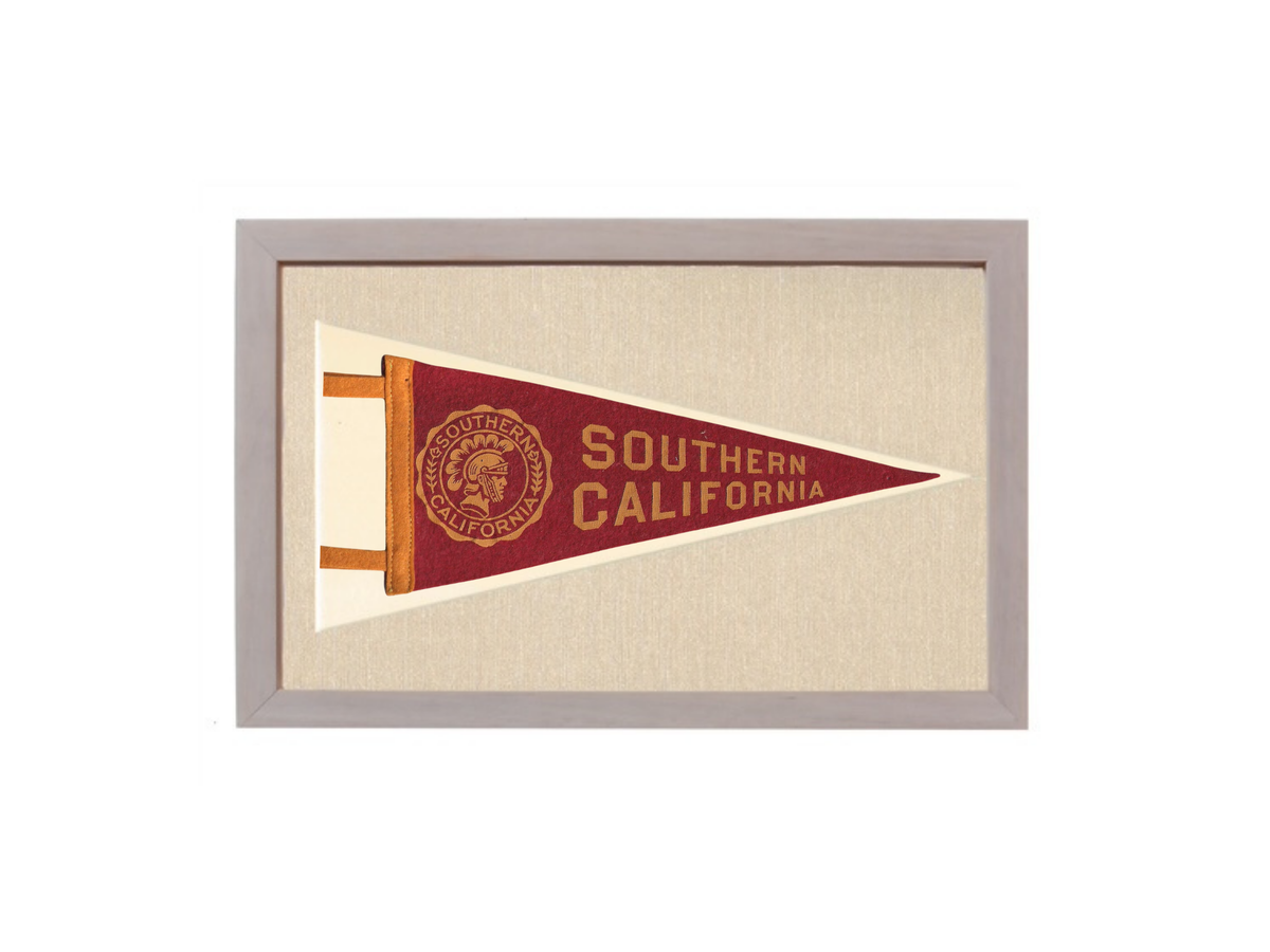 Vintage University of Southern California (USC) Pennant