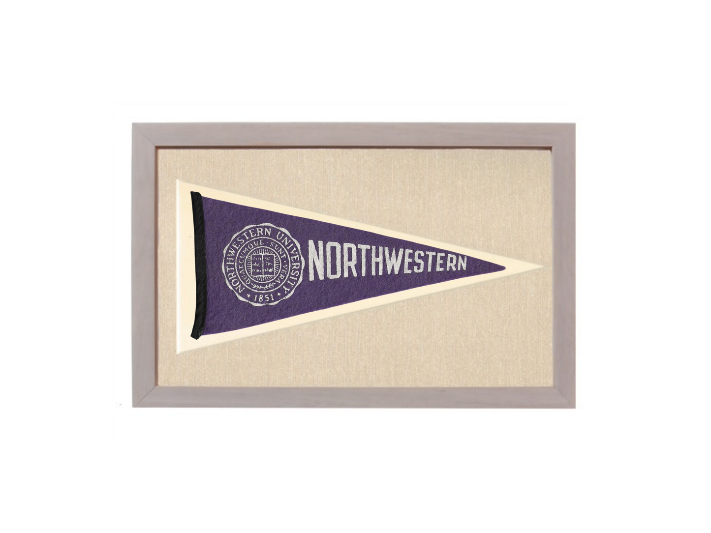 Vintage Northwestern University Pennant