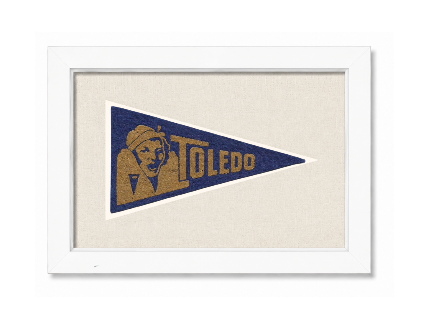 Vintage University of Toledo Pennant