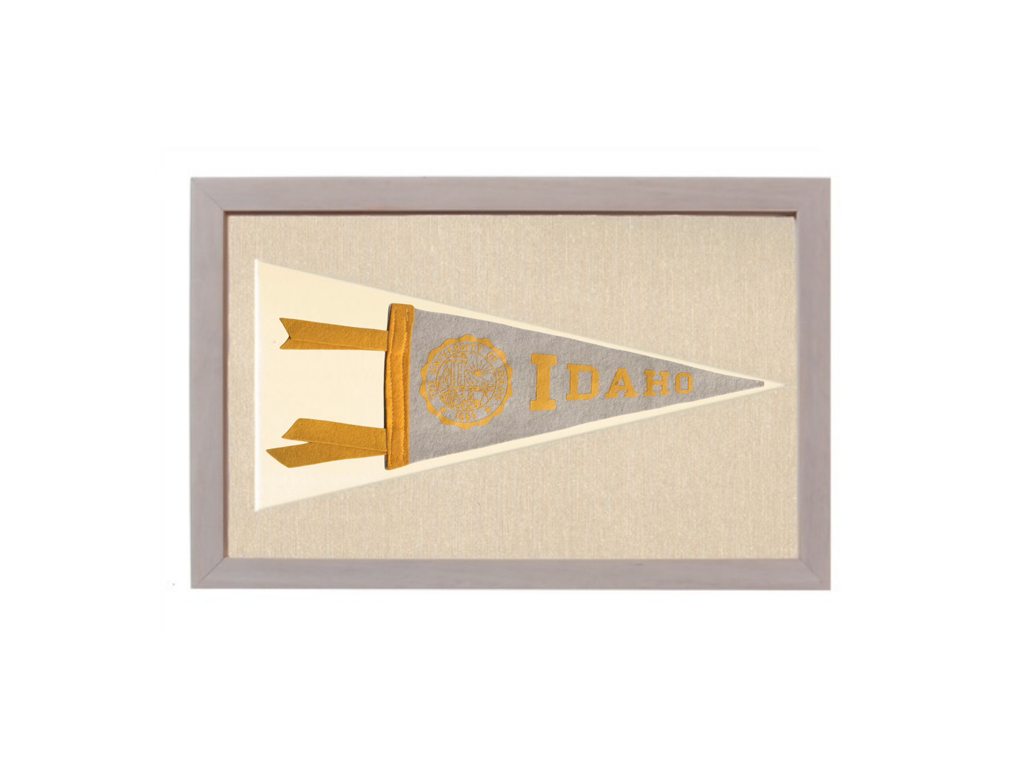 Vintage University of Idaho Pennant