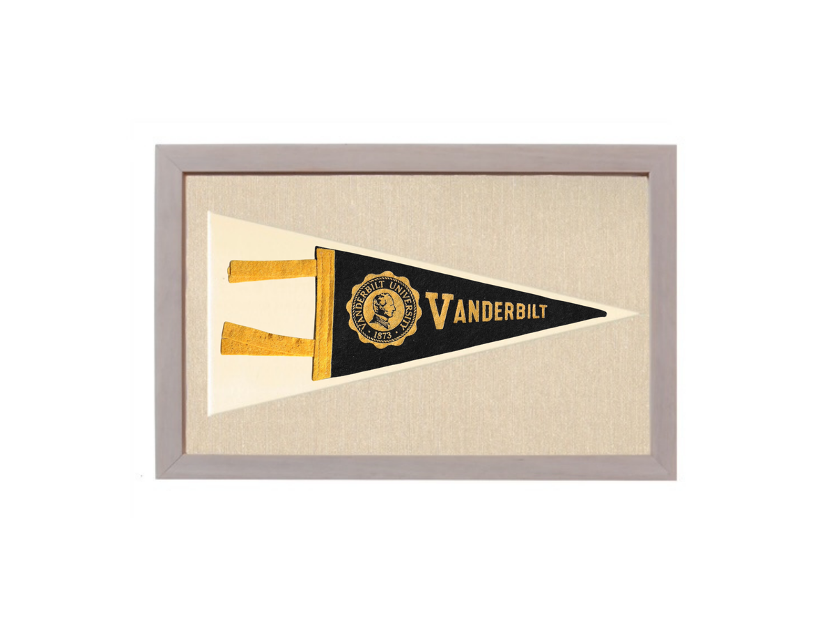 Vintage Vanderbilt University Pennant
