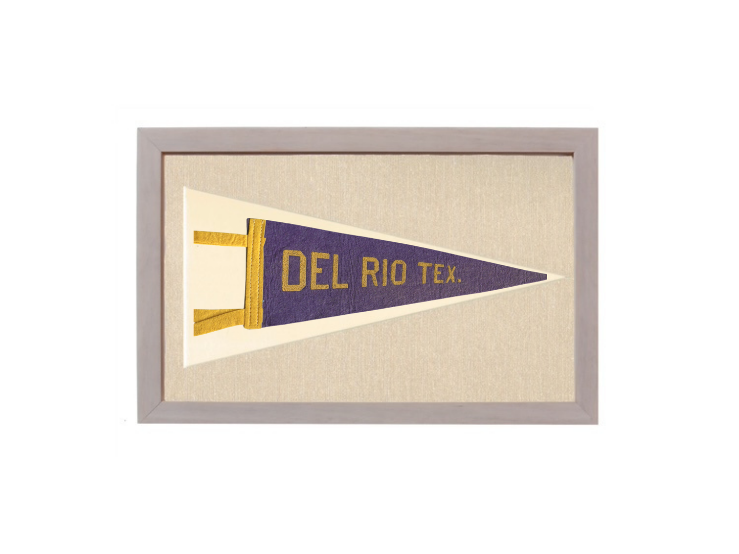 Vintage Del Rio, Texas Pennant