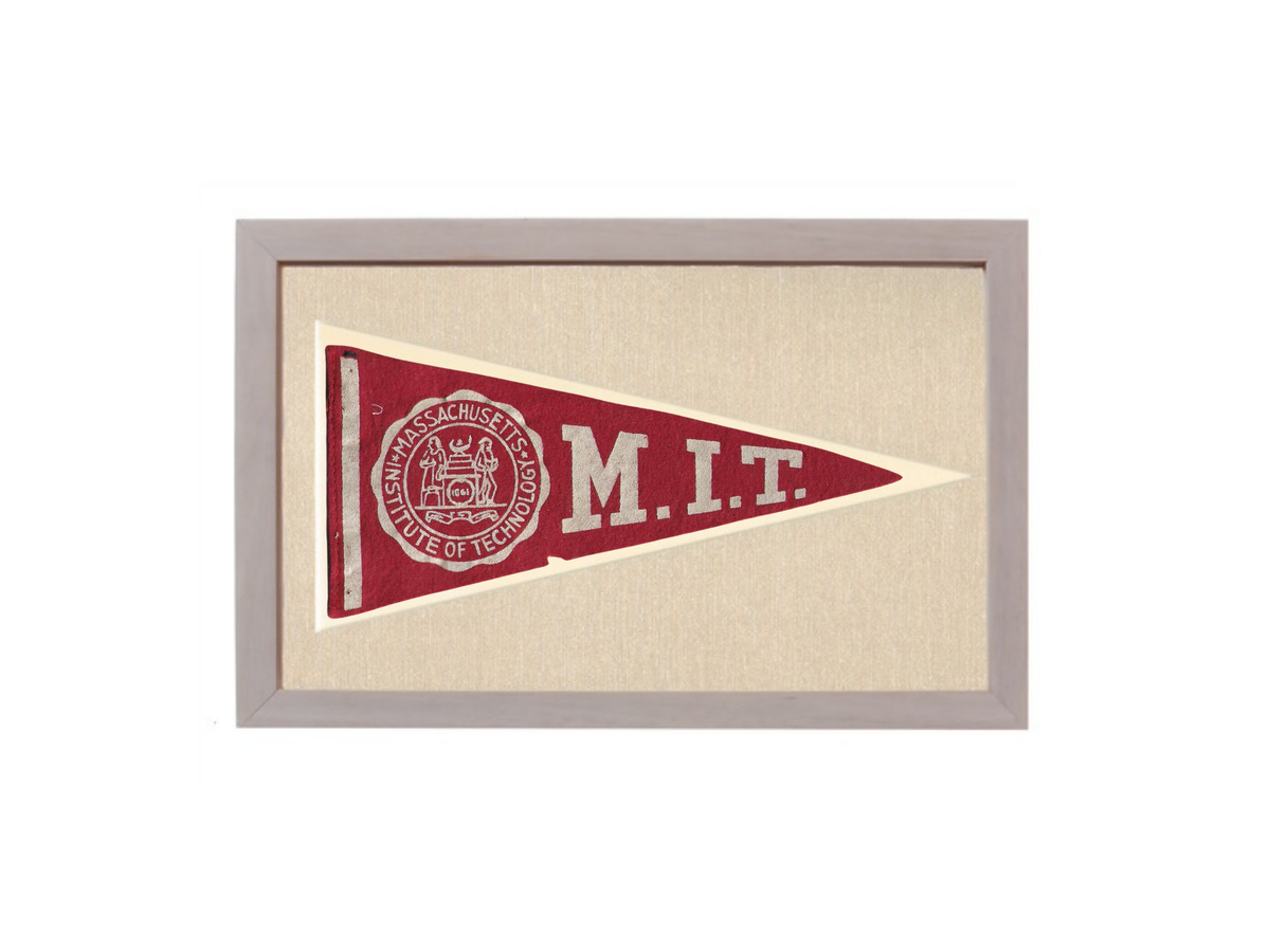 Vintage Massachusetts Institute of Technology Pennant