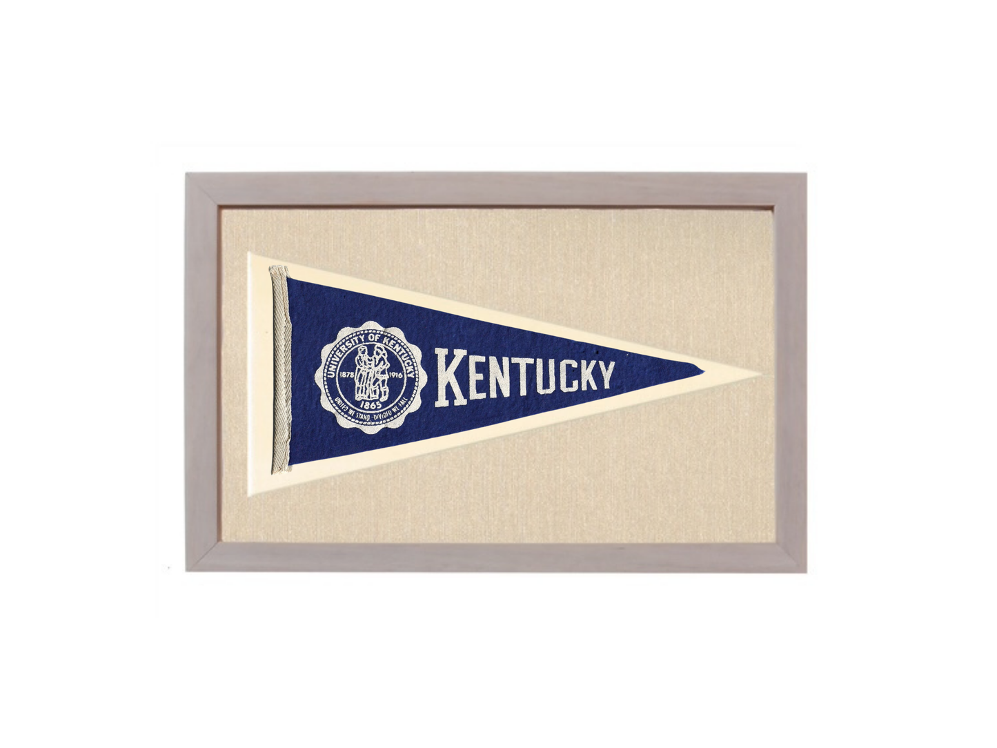 Vintage University Kentucky Pennant