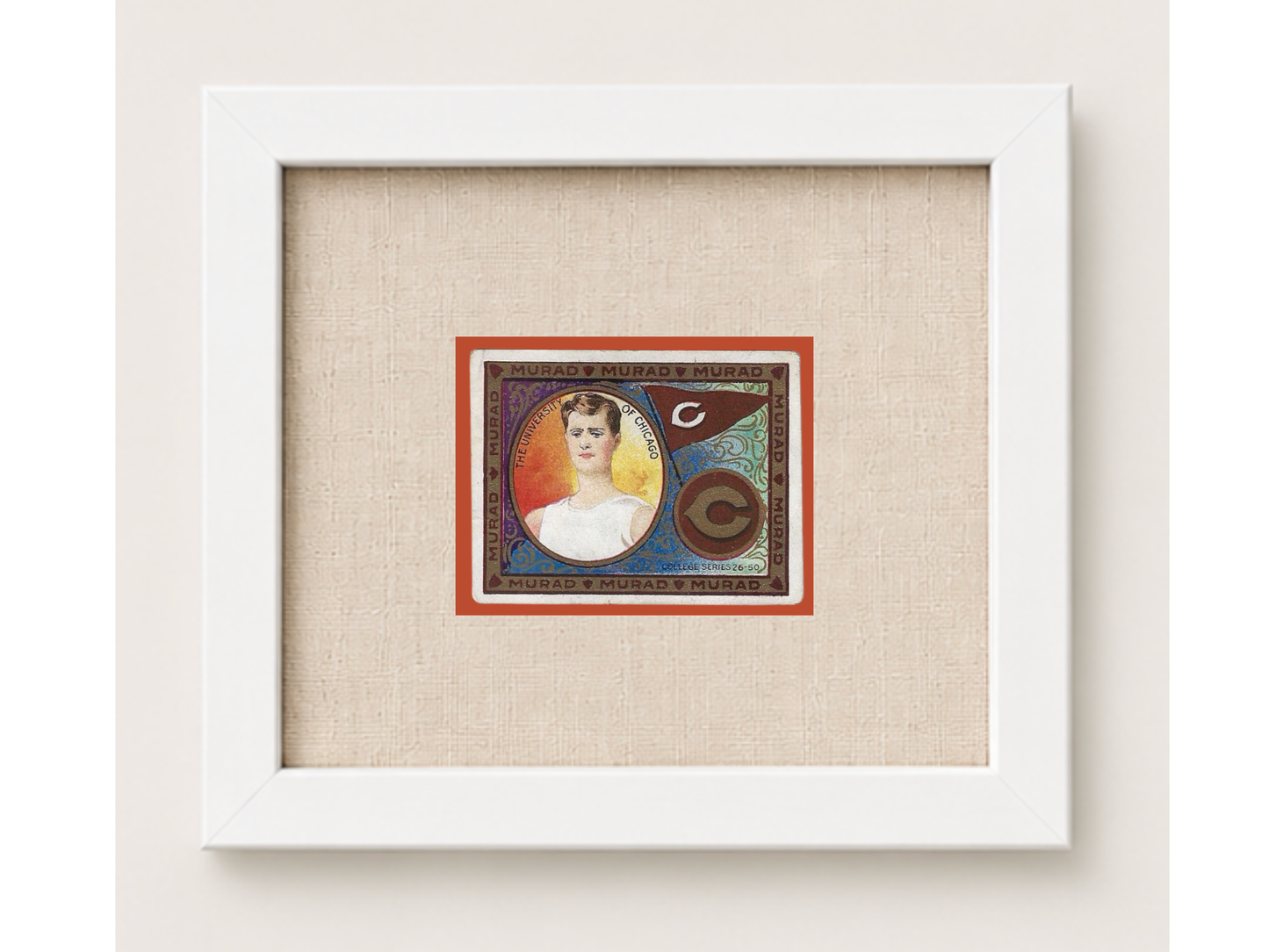 Vintage UChicago Tobacco Card