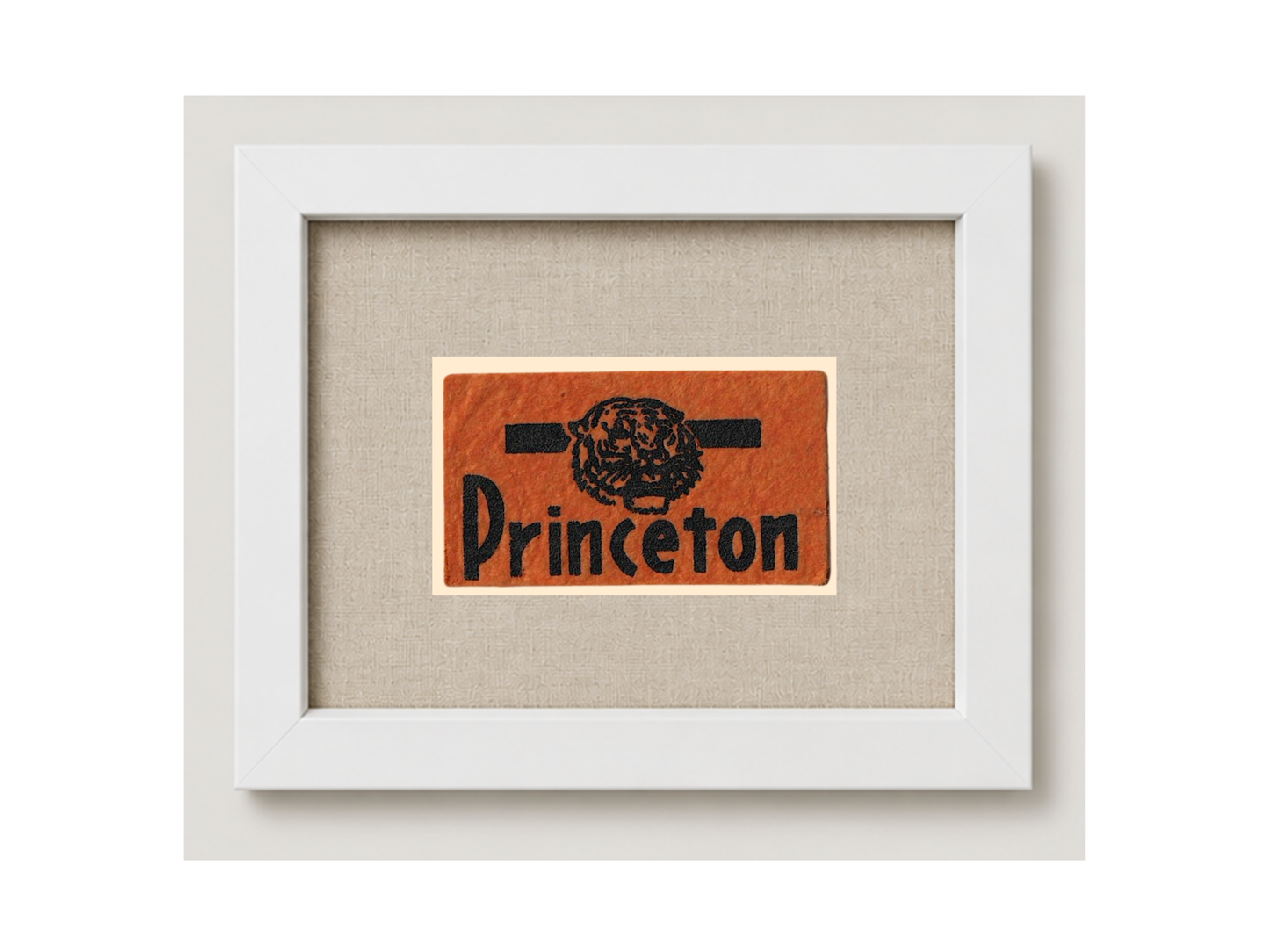 Vintage Princeton University Candy Felt Pennant