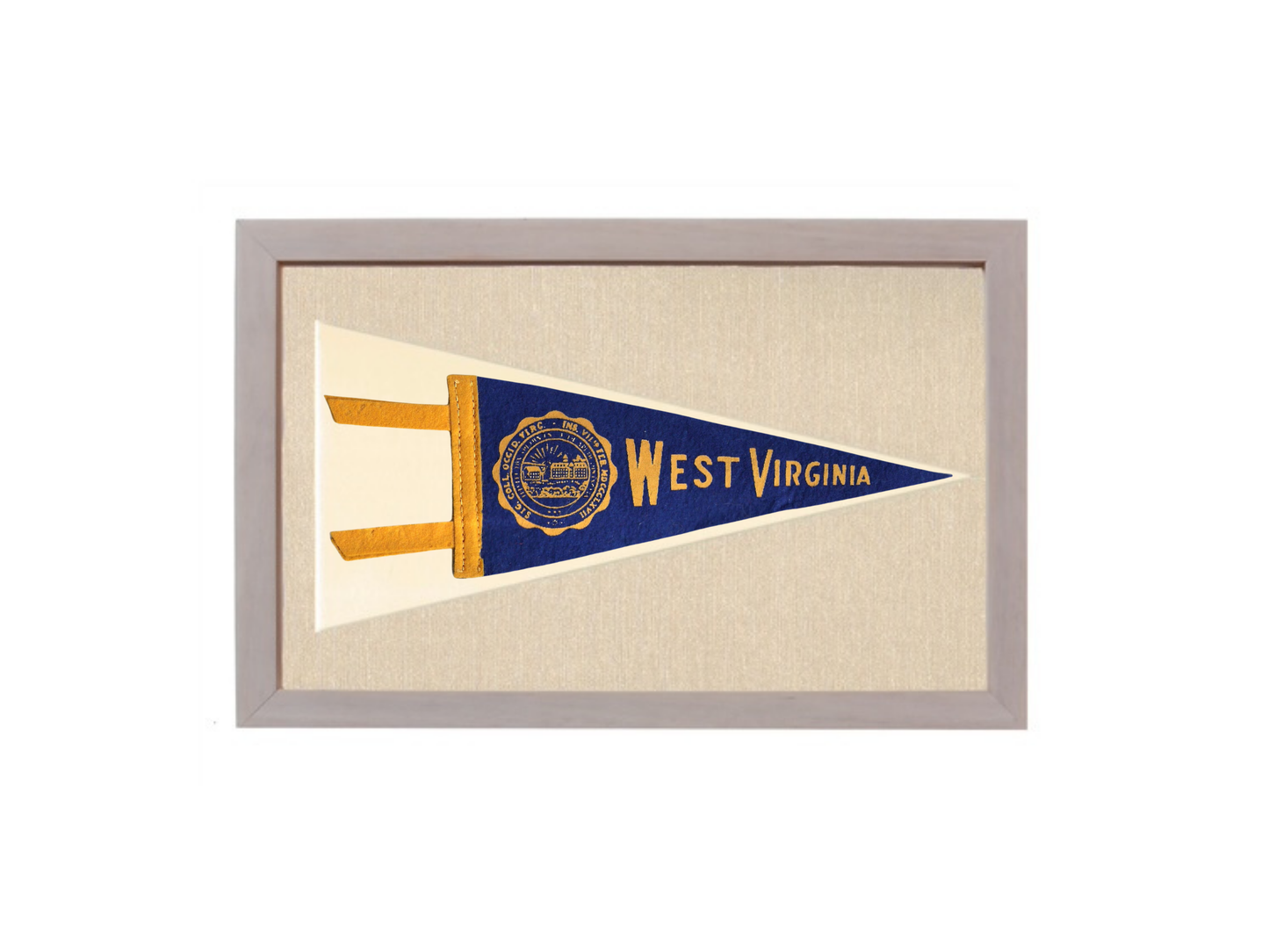Vintage West Virginia Pennant