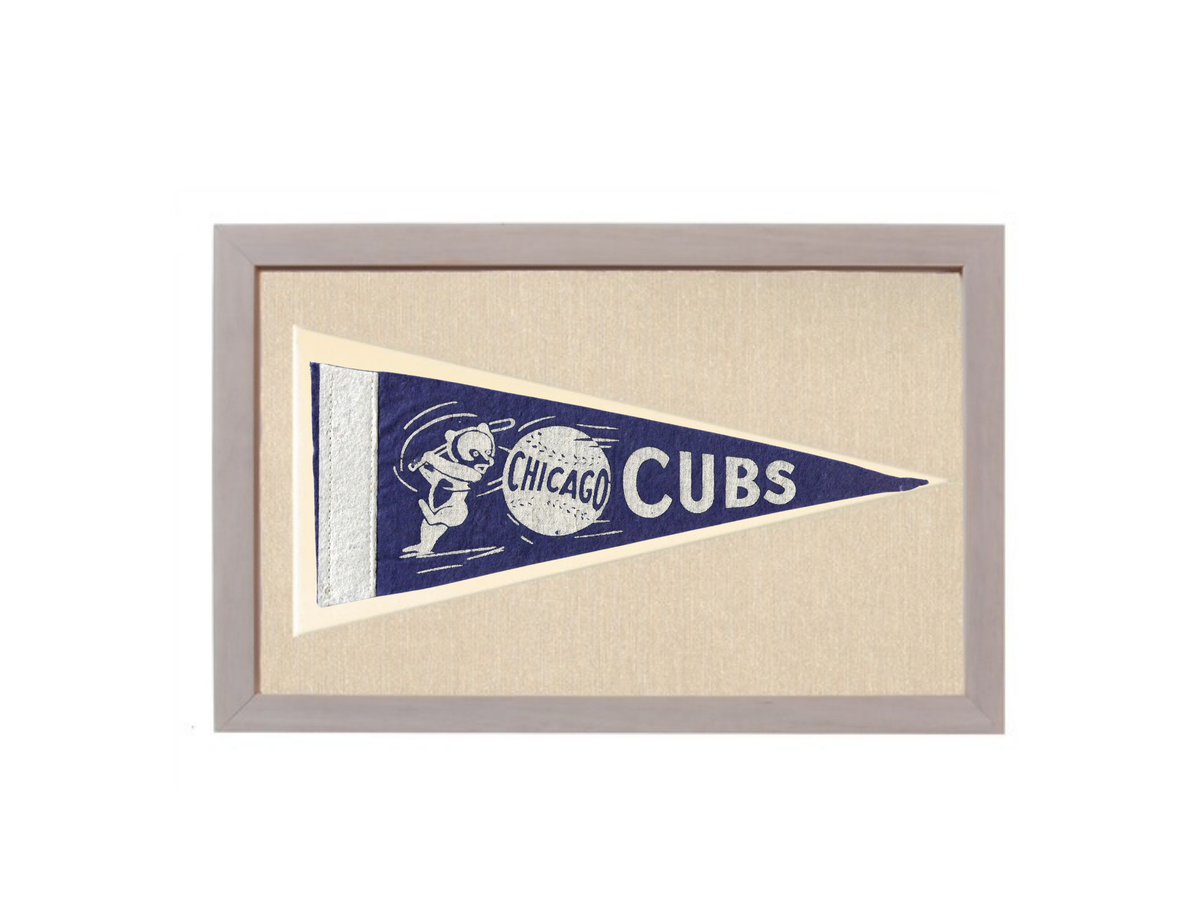 Vintage Chicago Cubs Pennant