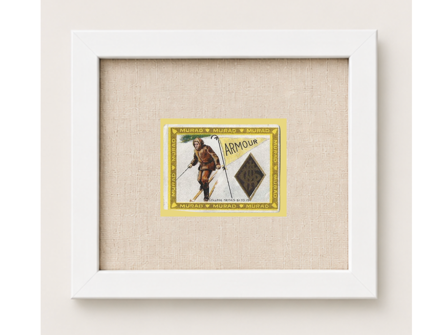 Vintage Armour College Tobacco Card