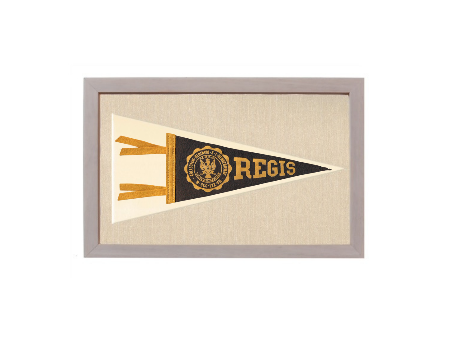 Vintage Regis College Pennant