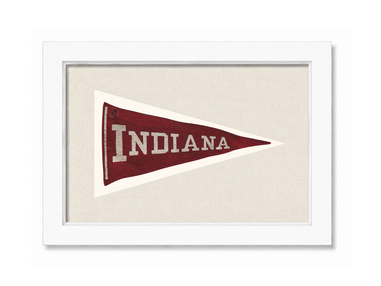 Vintage Indiana University Pennant