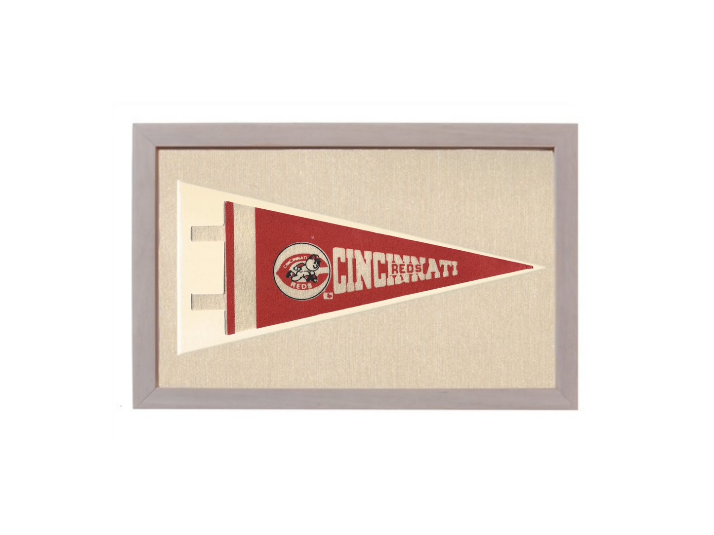 Vintage CIncinatti Reds Pennant