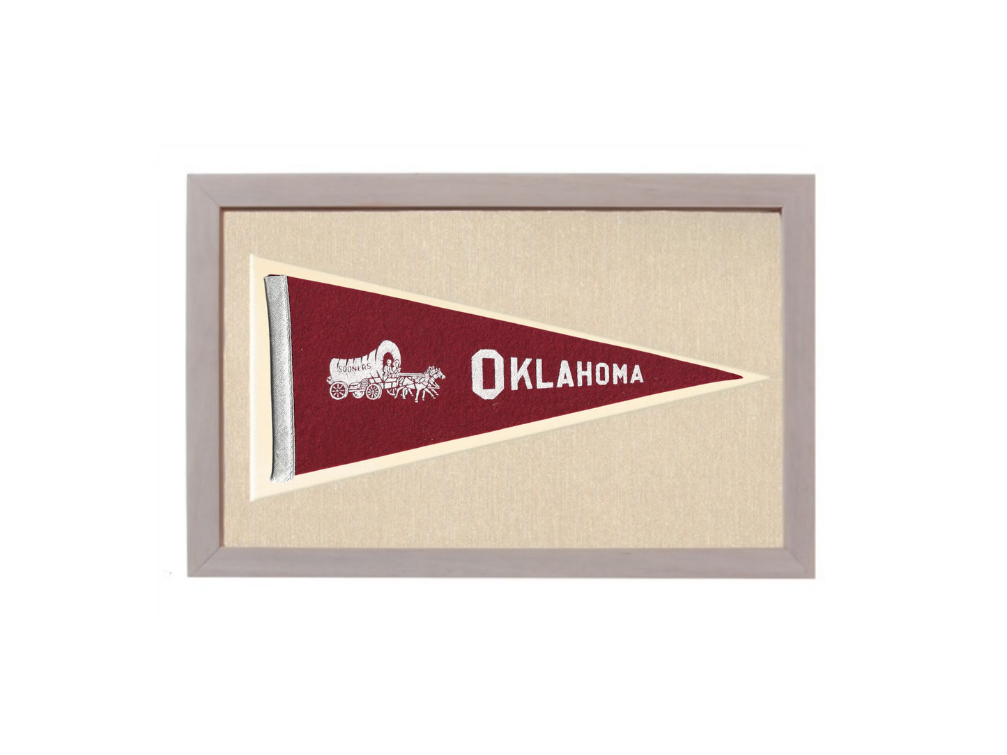 Vintage University of Oklahoma Pennant