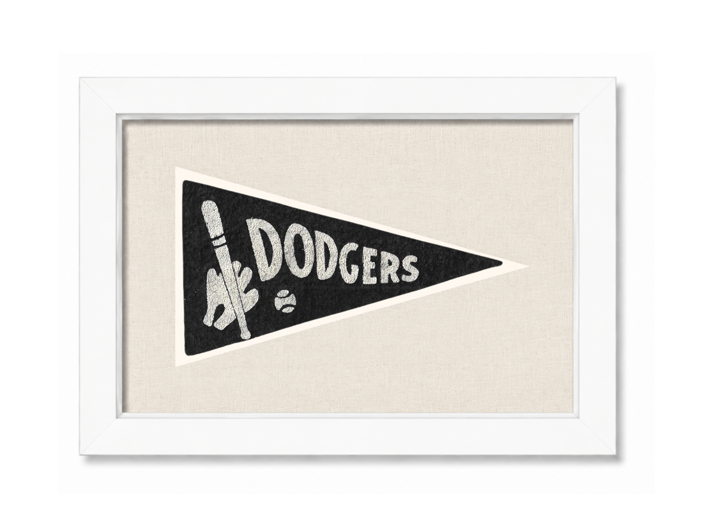 Vintage Dodgers Pennant