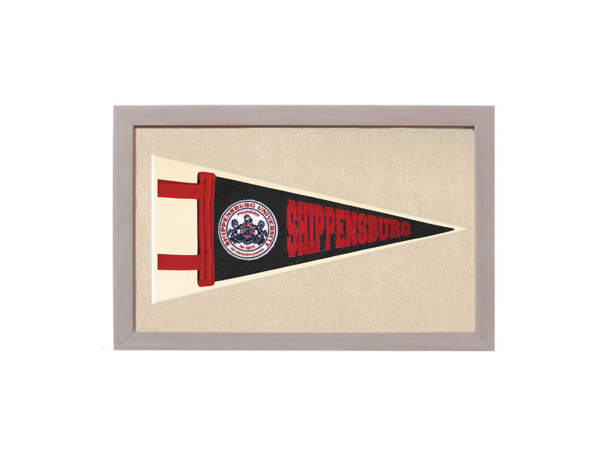 Vintage Shippensburg University Pennant