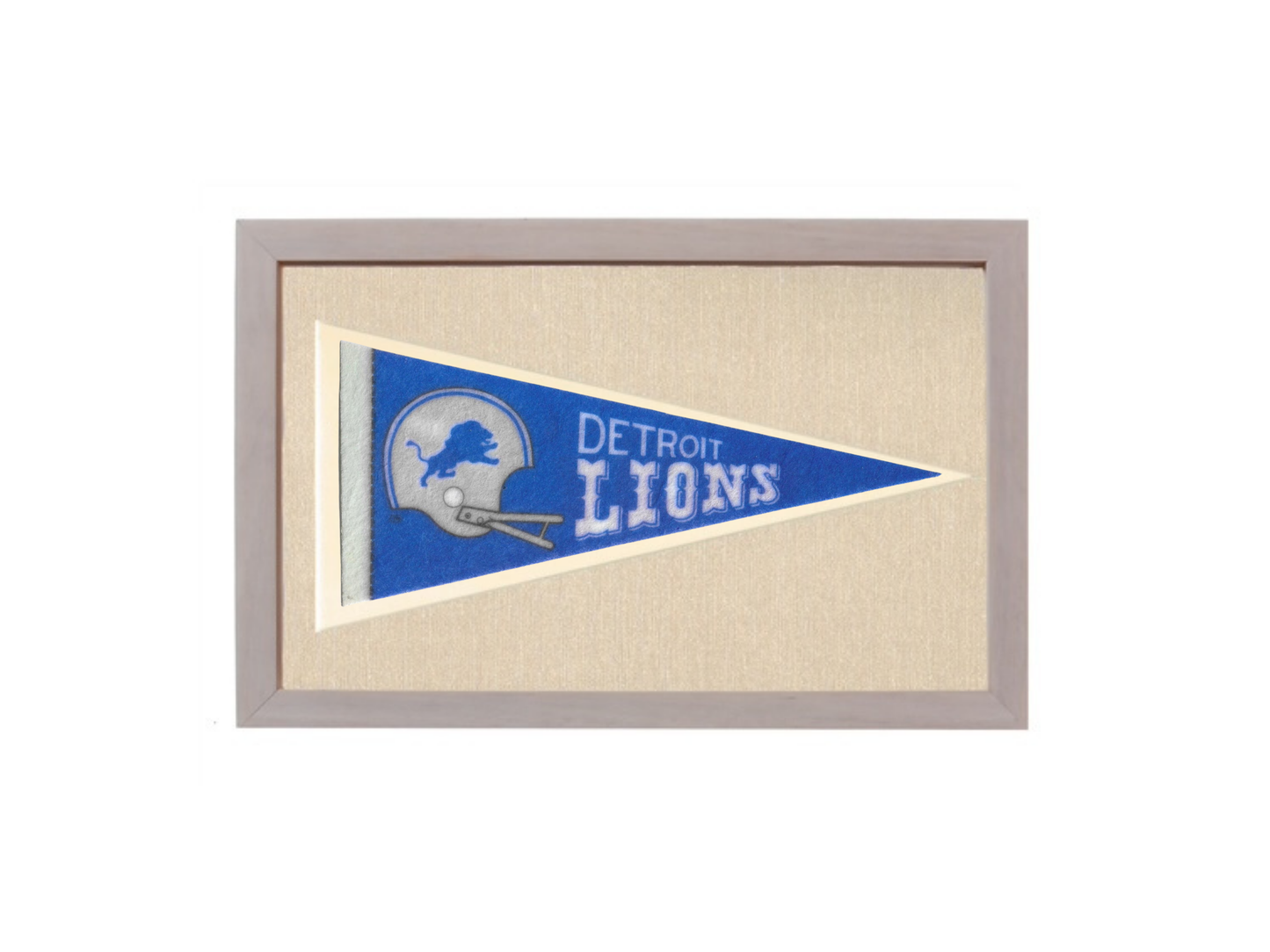 Vintage Detroit Lions Pennant