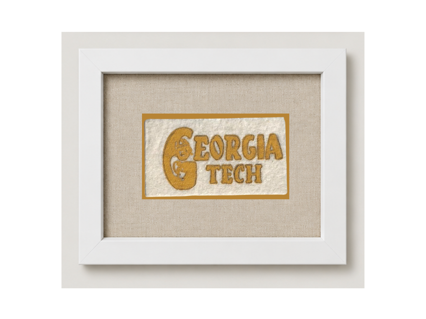 Vintage Georgia Tech Candy Felt
