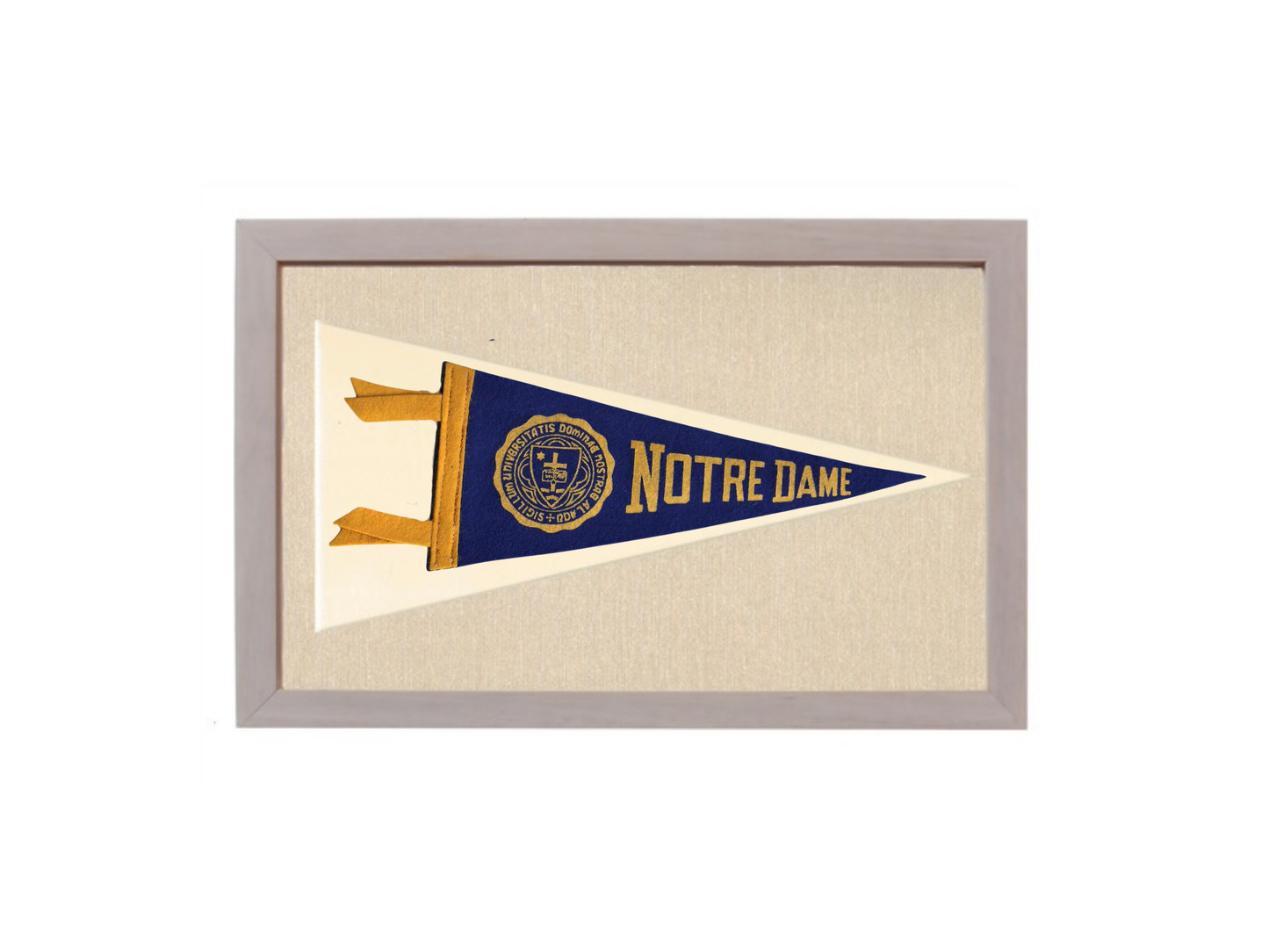 Vintage Notre Dame Pennant