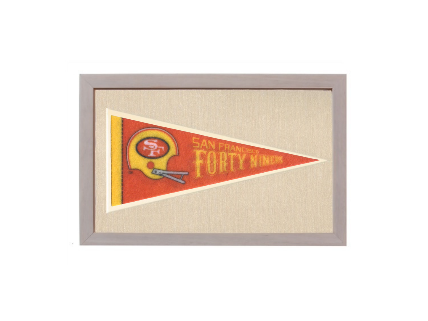 Vintage Forty Niners Pennant