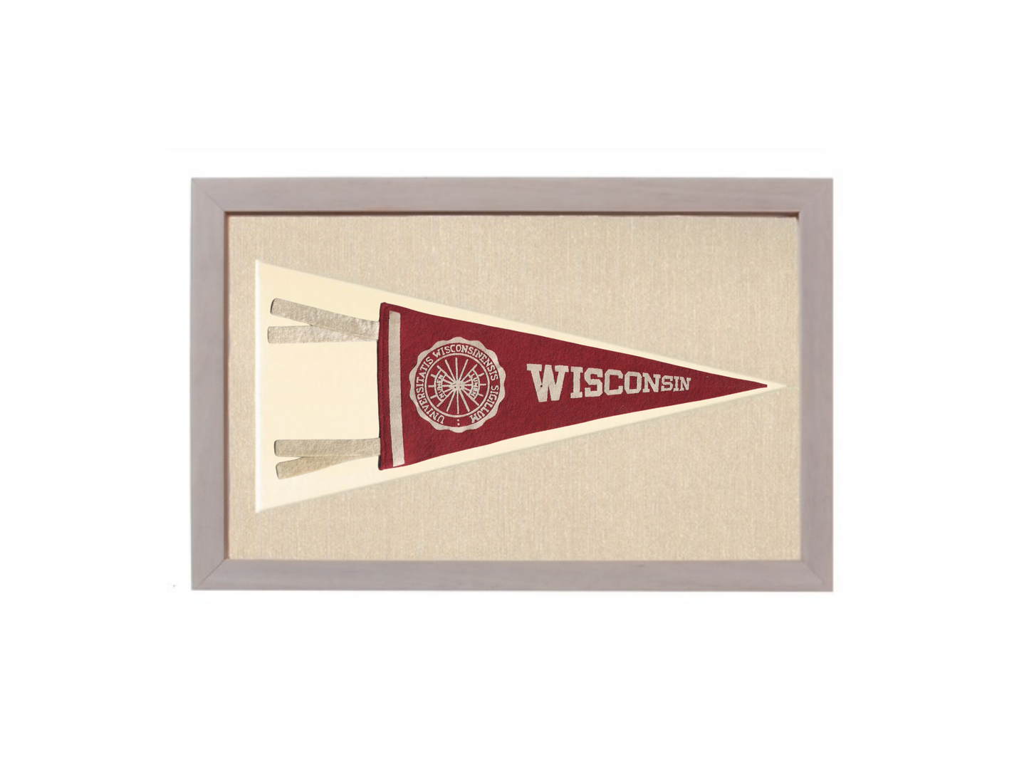 Vintage Wisconsin Pennant